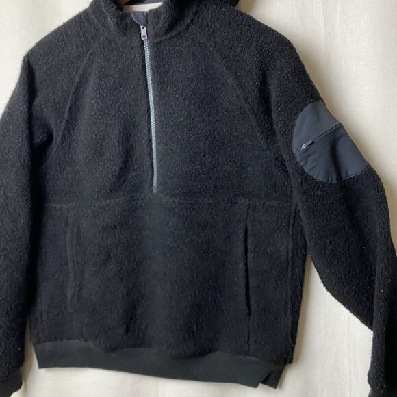 Outdoor Voices OV Megafleece 1/2 Zip Sherpa Fleece hoodie Pullover Jacket XS - Picture 2 of 7